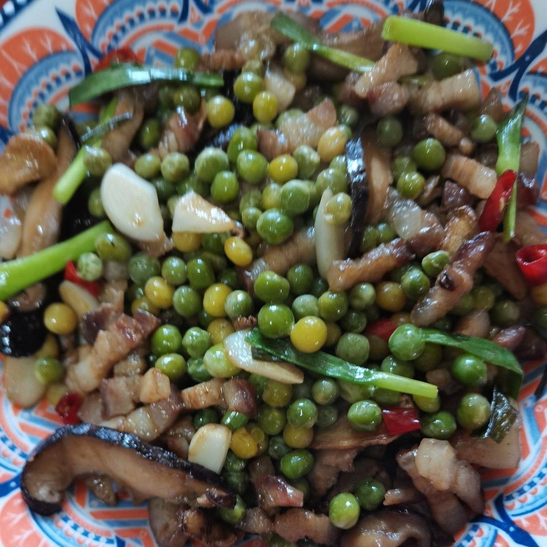 快手菜 青豆炒肉