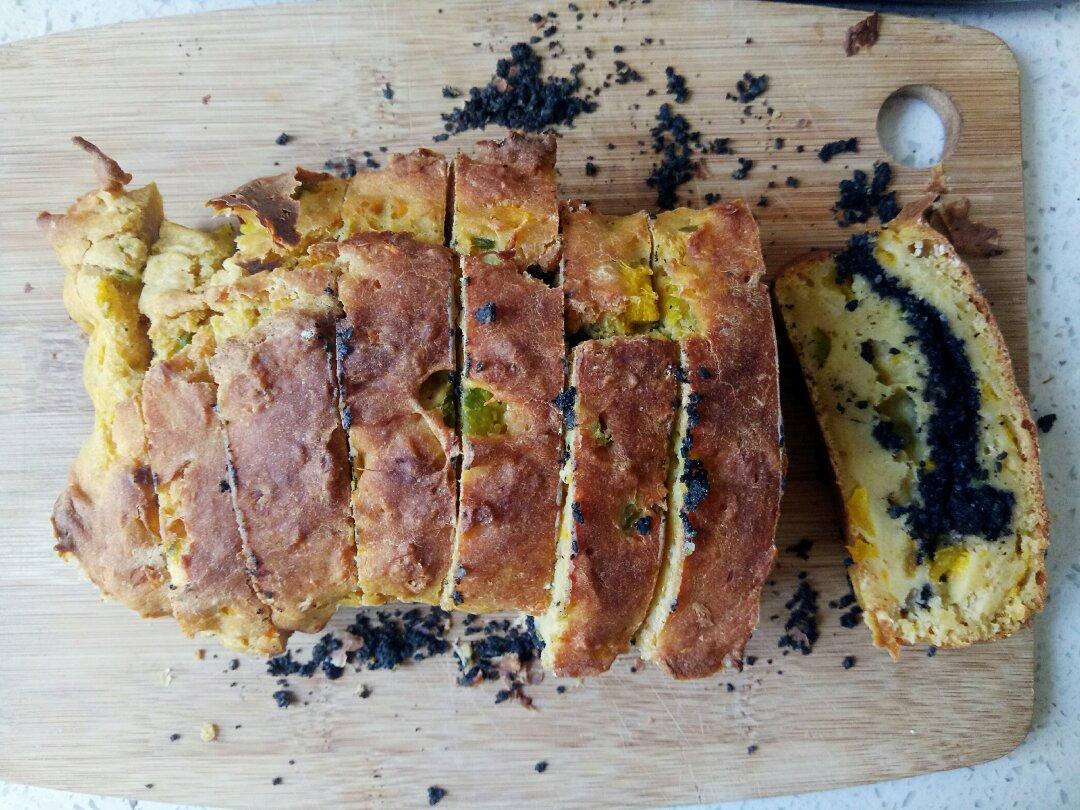 100%全麦南瓜核桃快手面包丨健康·烘焙