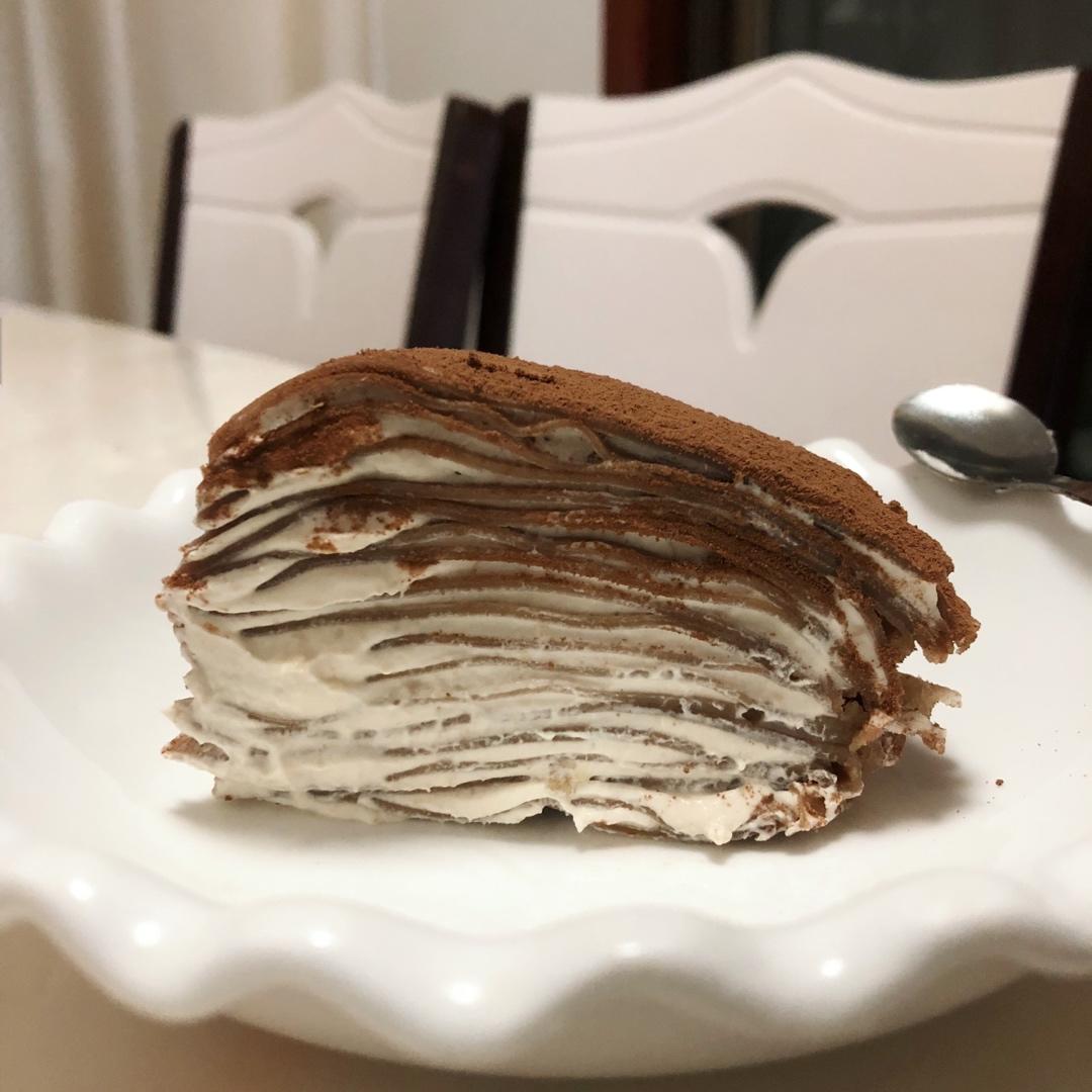 焦糖摩卡香蕉千层蛋糕