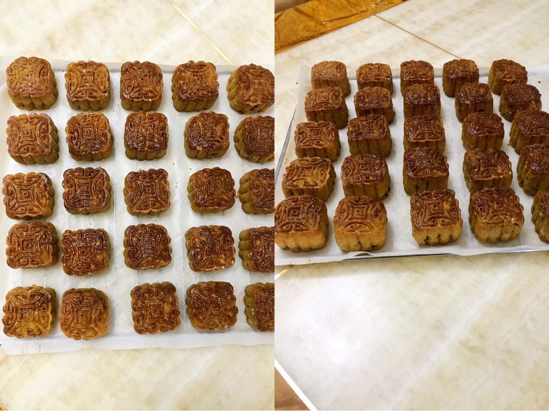 五仁月饼～不用转化糖浆的版本
