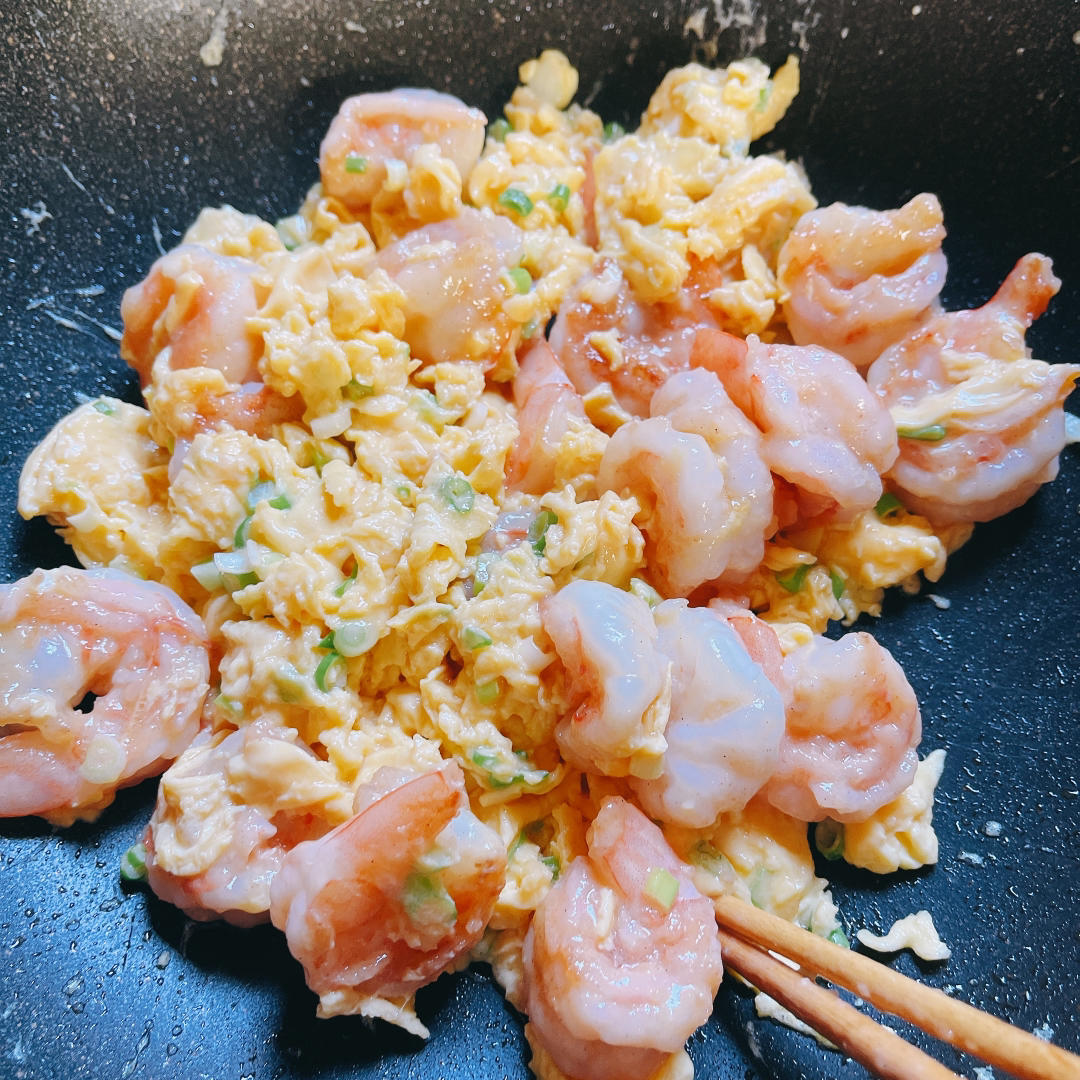 虾仁滑炒鸡蛋