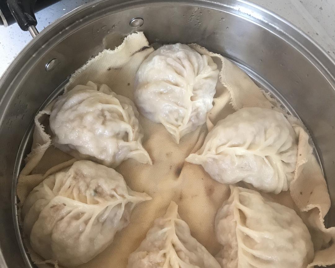 白菜肉大馅蒸饺