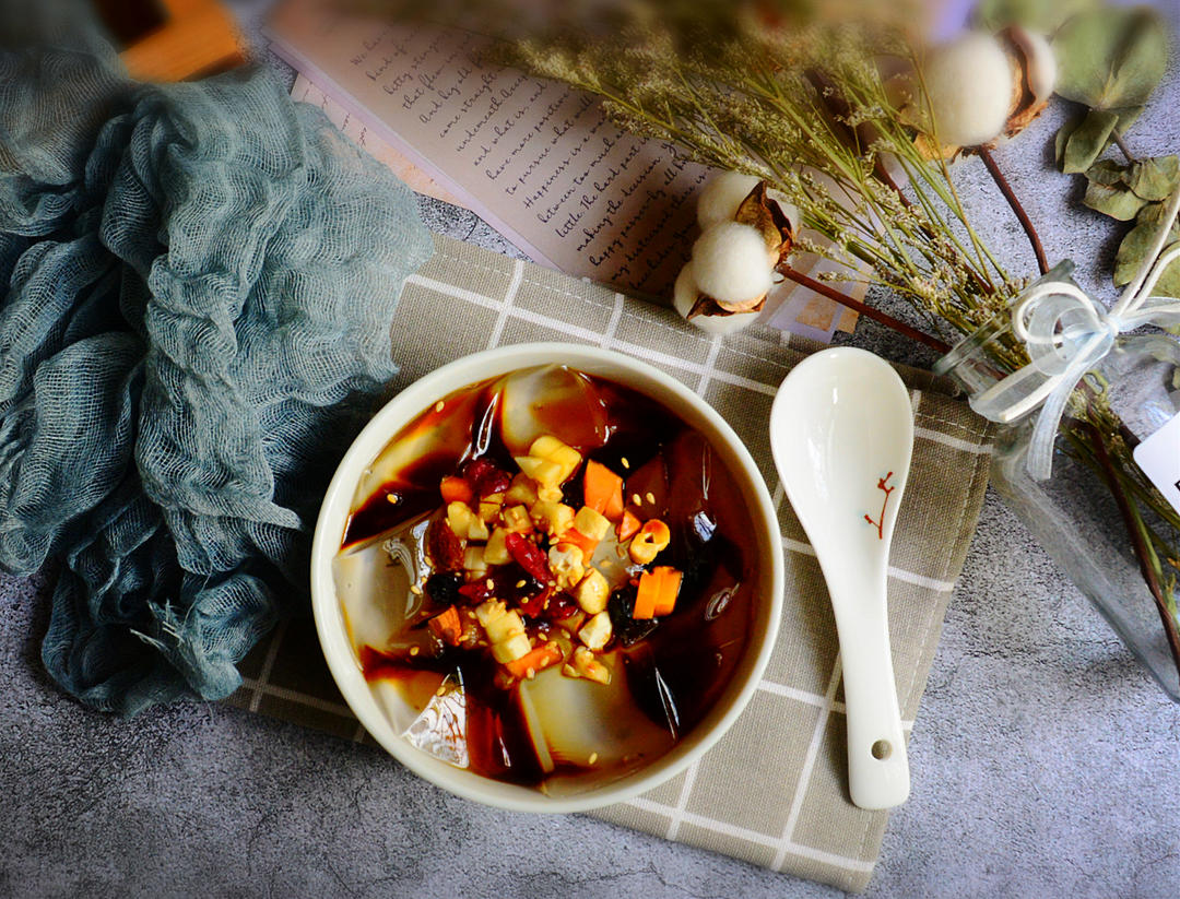 自制红糖冰粉的做法