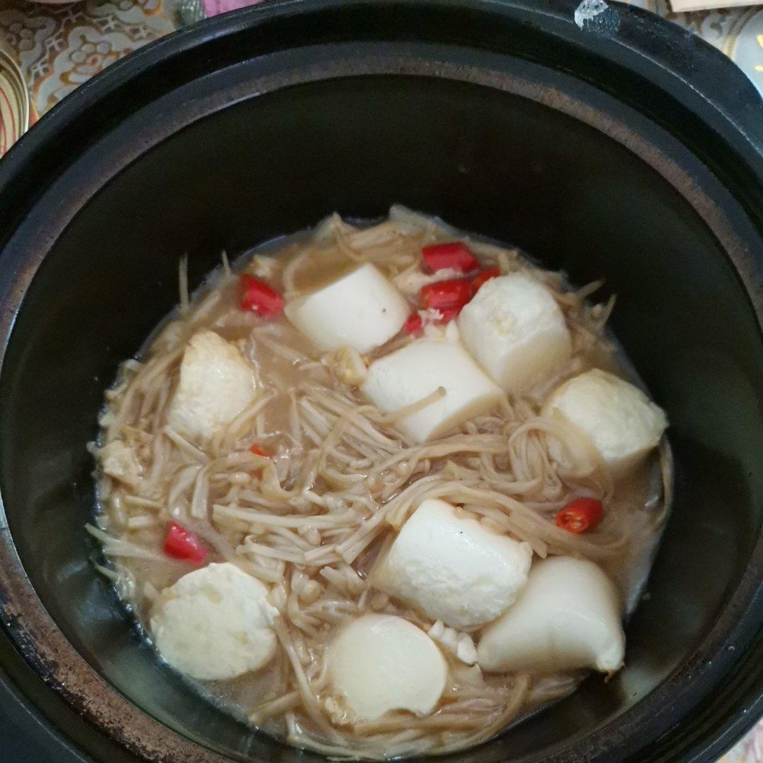 超级下饭菜--金针菇日本豆腐