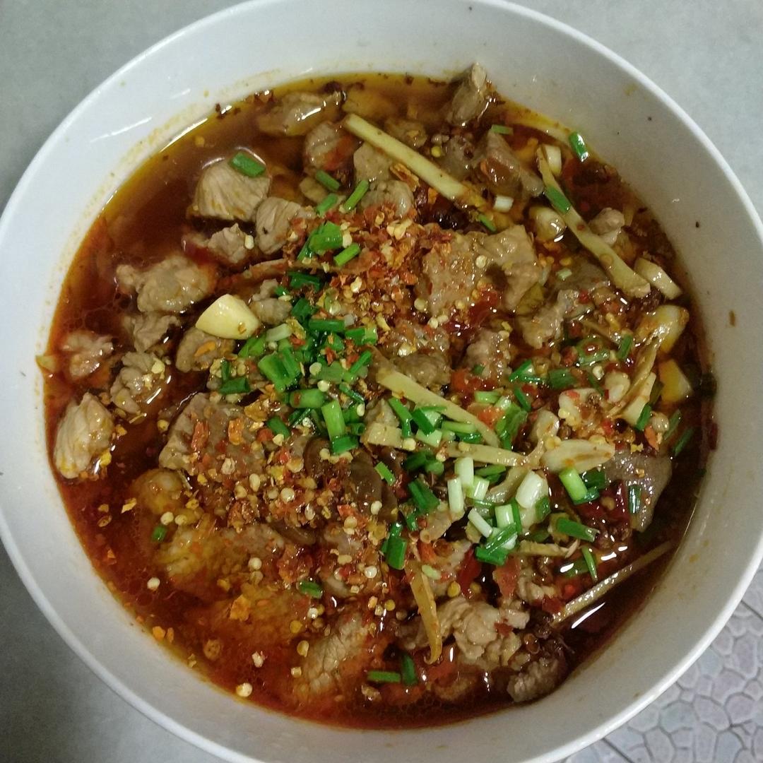 水煮肉片（吃不够的下饭菜）