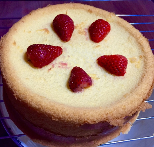 超好记八寸戚风蛋糕（后蛋法）