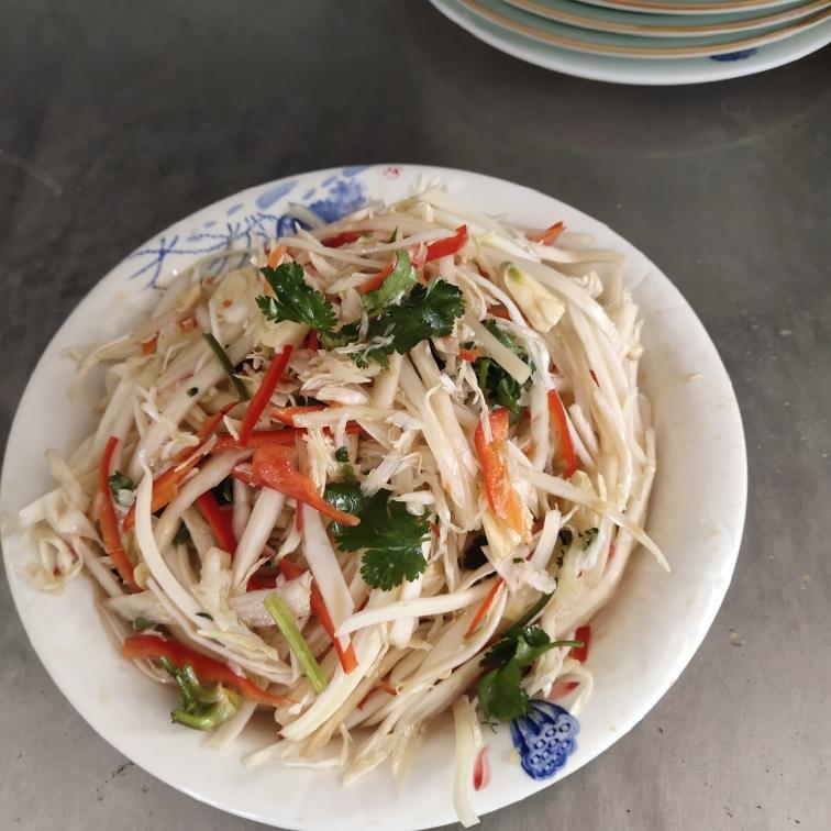 凉拌白菜芯——冬天的小凉菜
