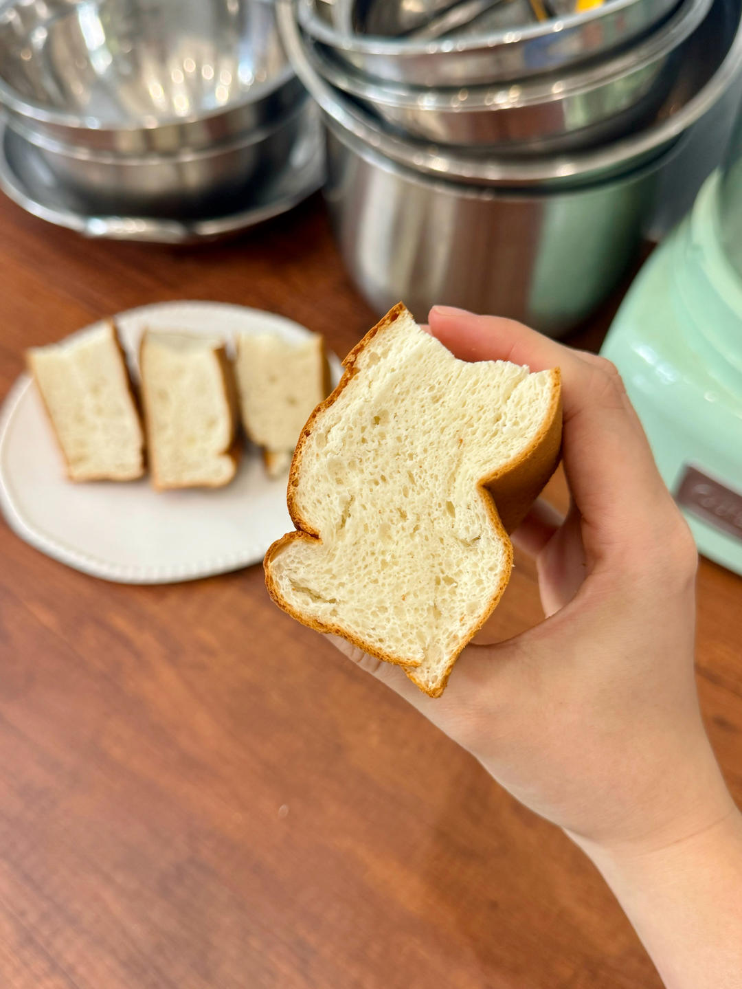 纯奶手撕吐司的做法 步骤1