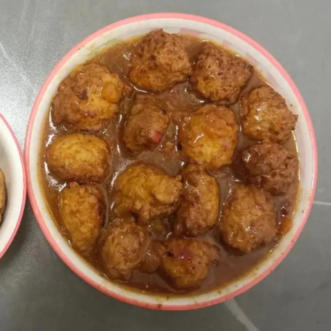 茄汁莲藕肉丸子