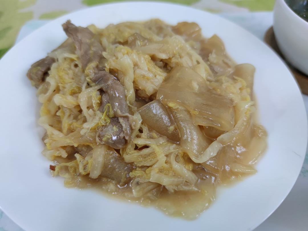 酸菜炖宽粉