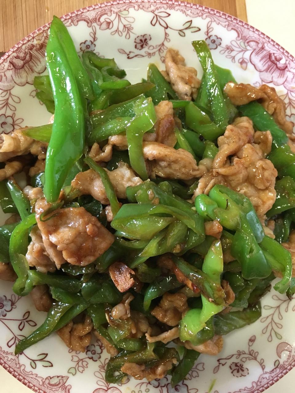 小太阳uh做的青椒炒肉片