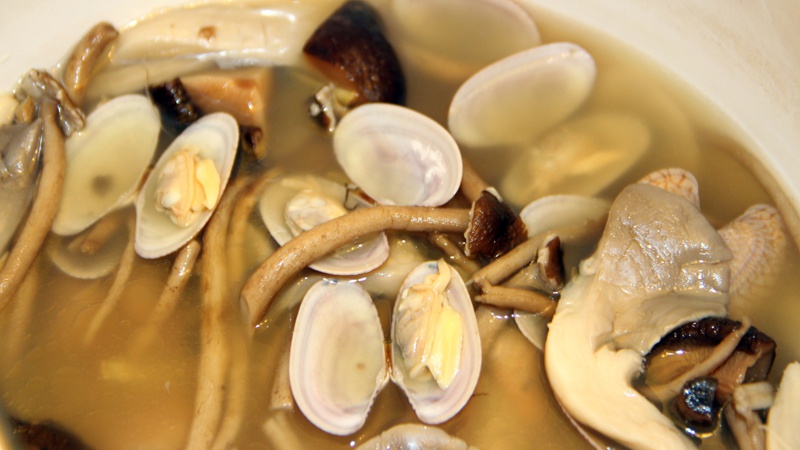 菌菇文蛤汤
