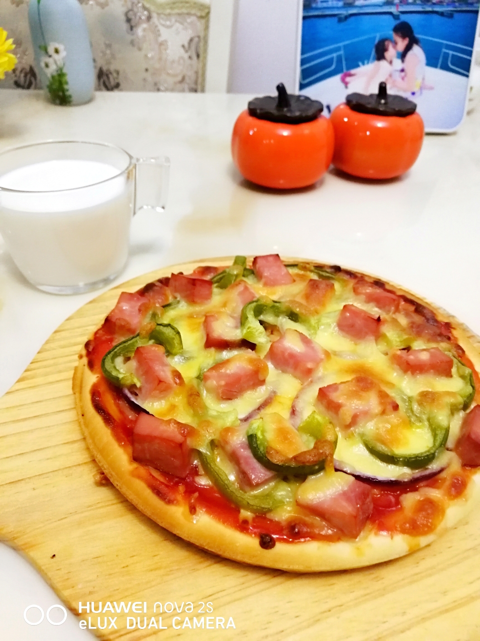 蔬菜火腿披萨的做法