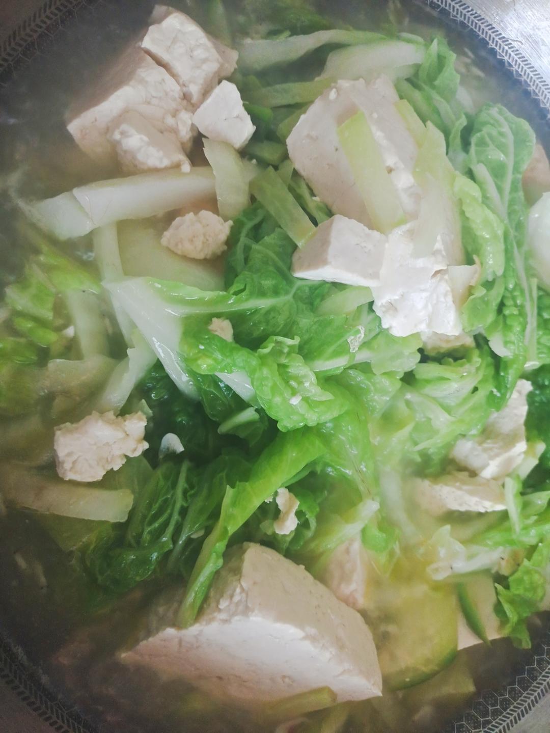 白菜三鲜汤