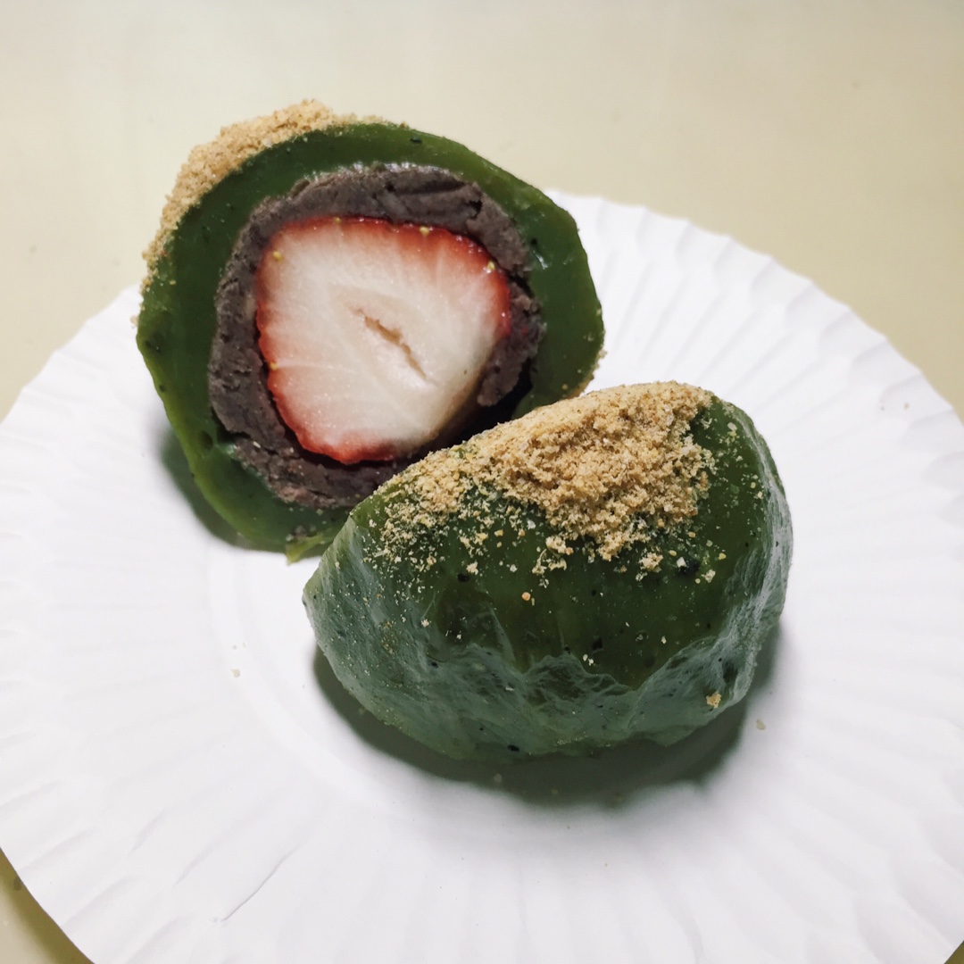 抹茶草莓大福