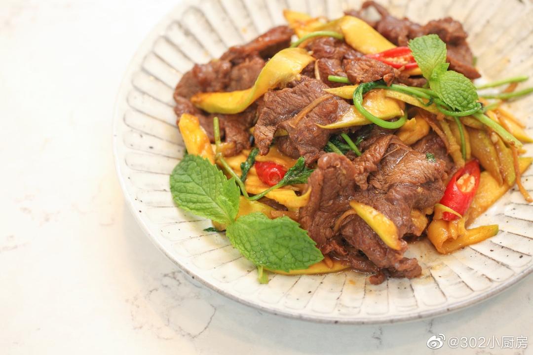 芒果炒牛肉