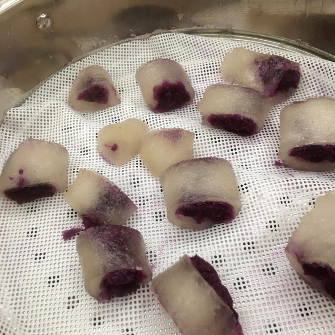 水晶紫薯糕