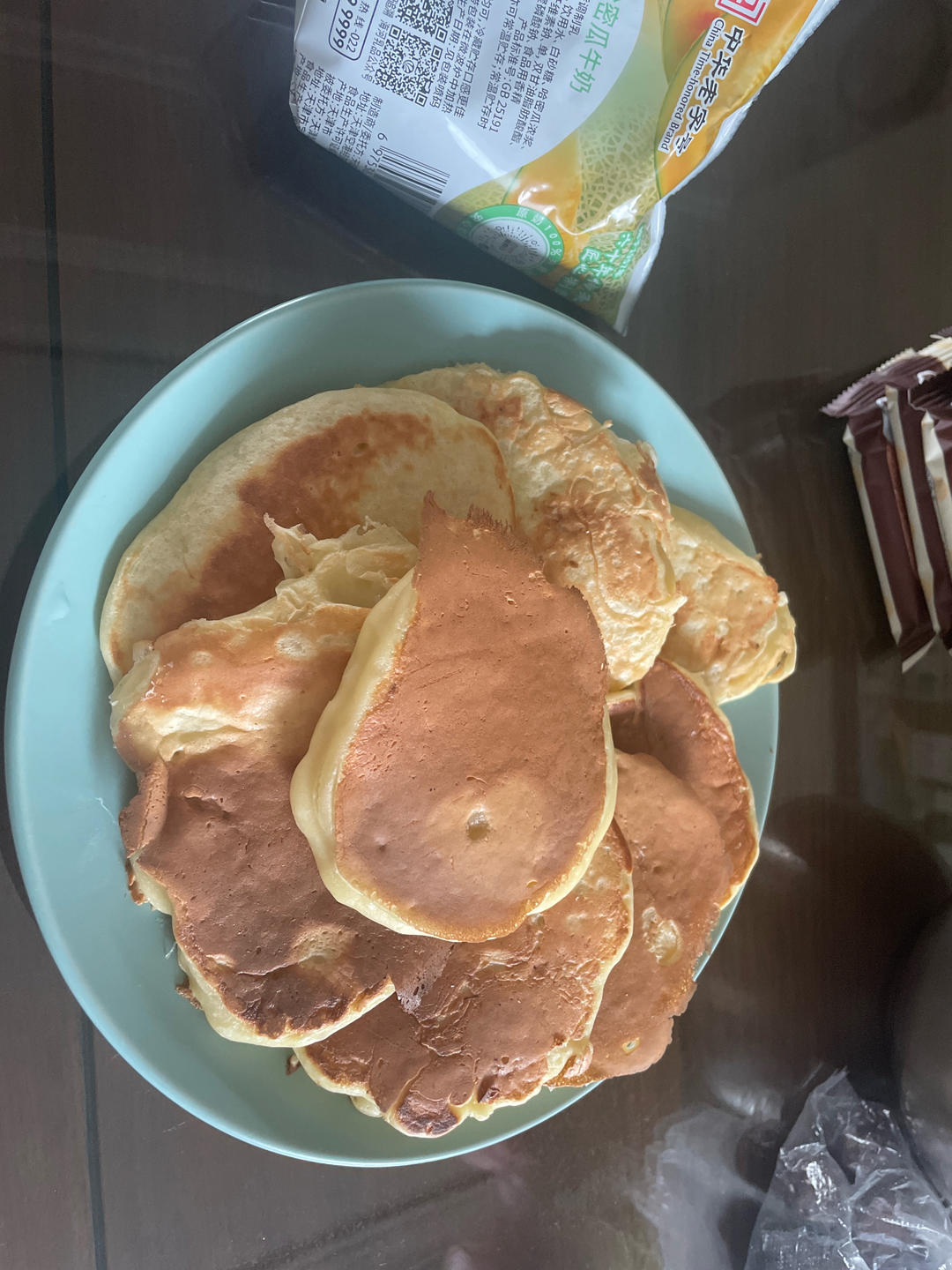 【减脂早餐】无油香蕉松饼（超简单）