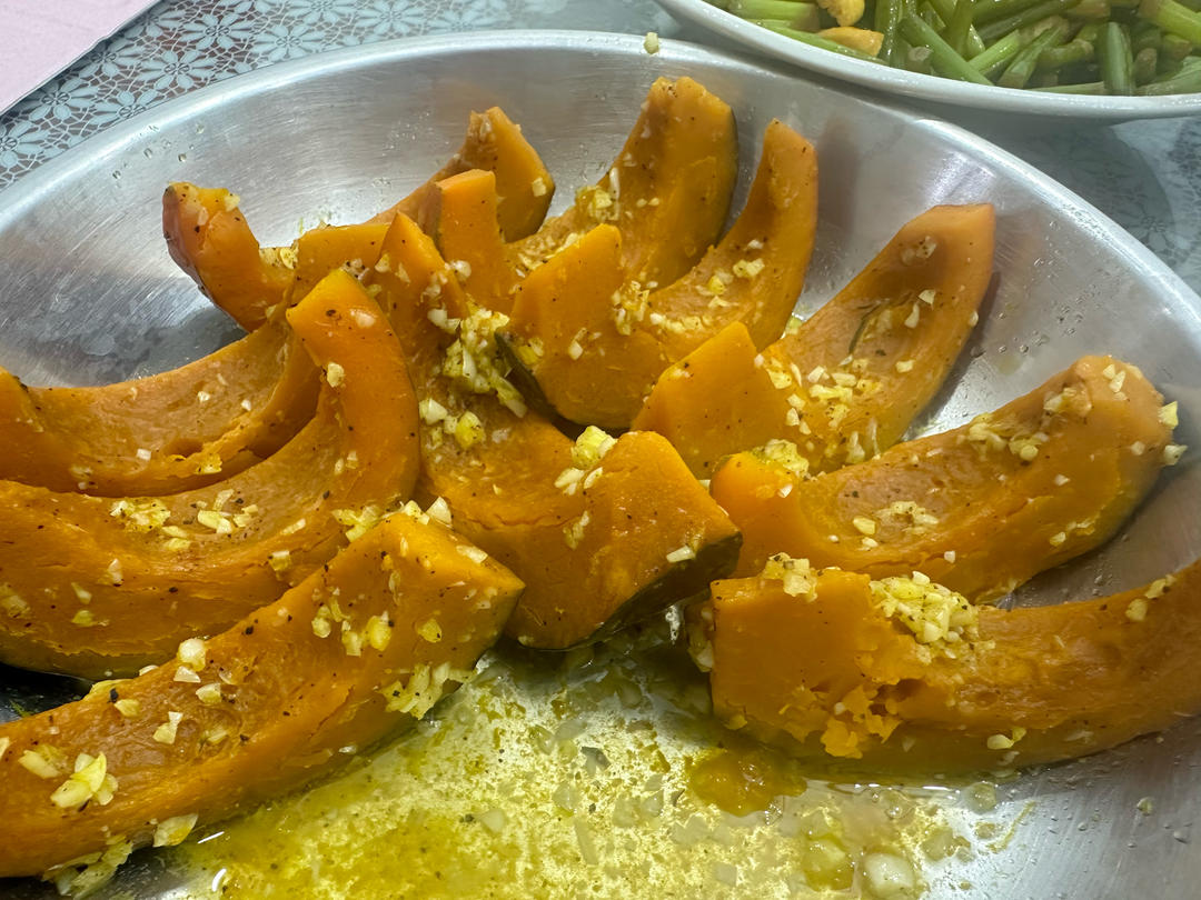 蒜香烤南瓜