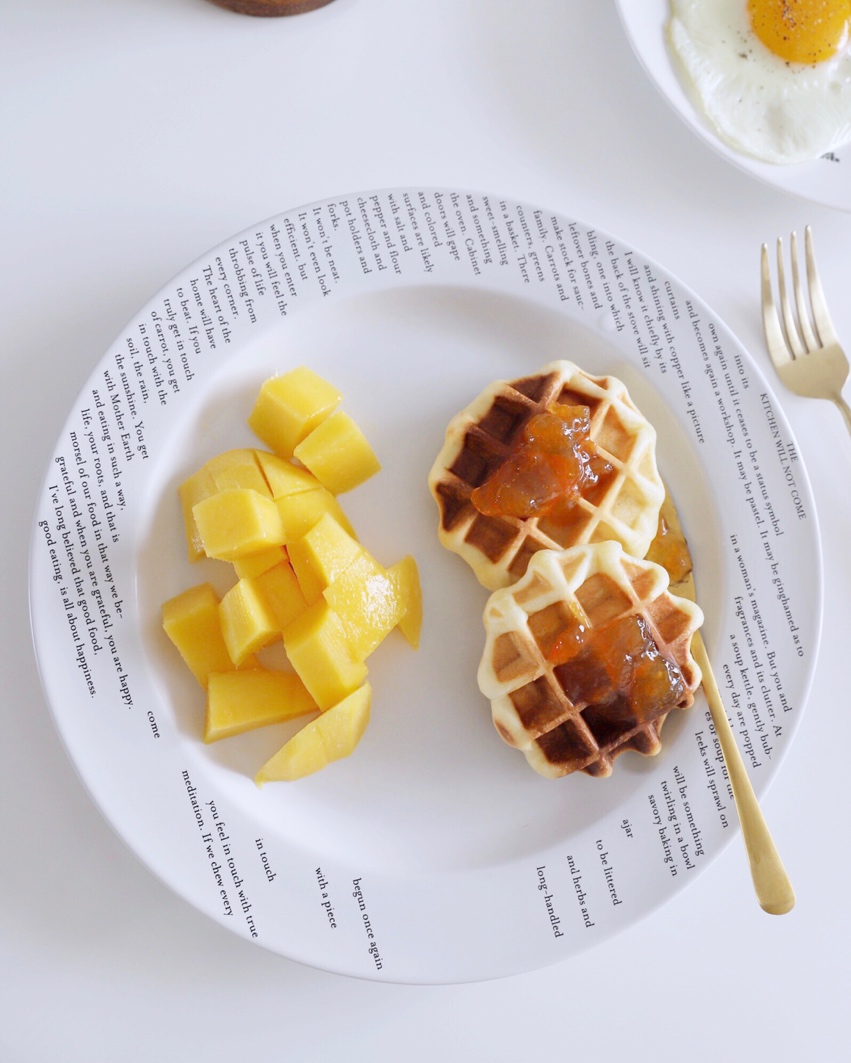 华夫饼 - 外脆内软的比利时华夫 | 田螺快手早餐