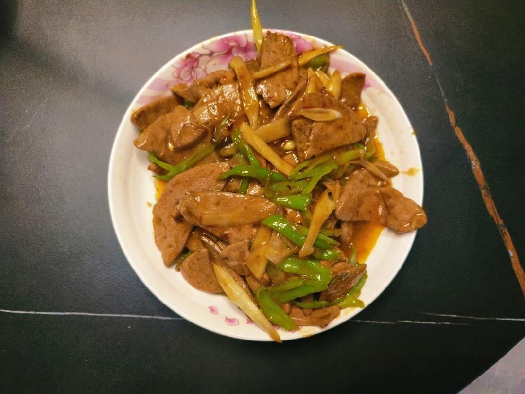 这样炒的猪肝鲜嫩入味，一点都不腥，特别好吃😋