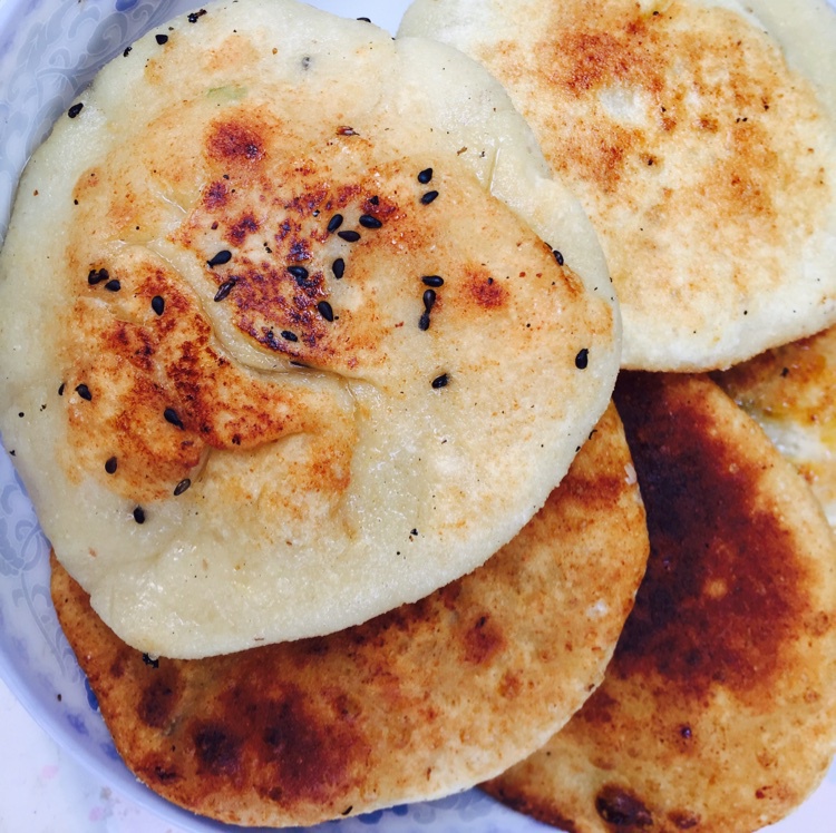 芝麻酱红糖烧饼