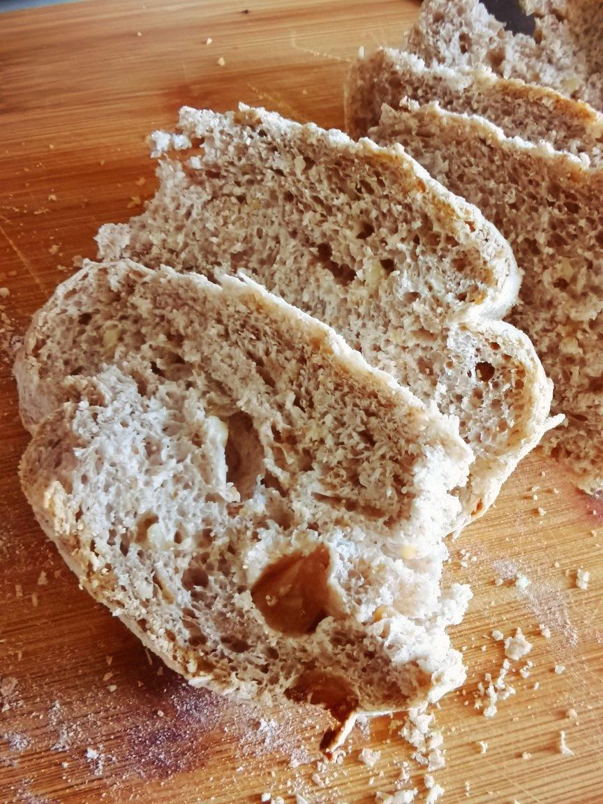 无油无糖全麦果干面包