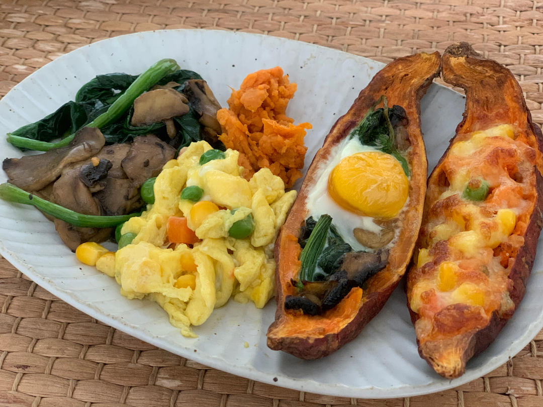 三种口味红薯船