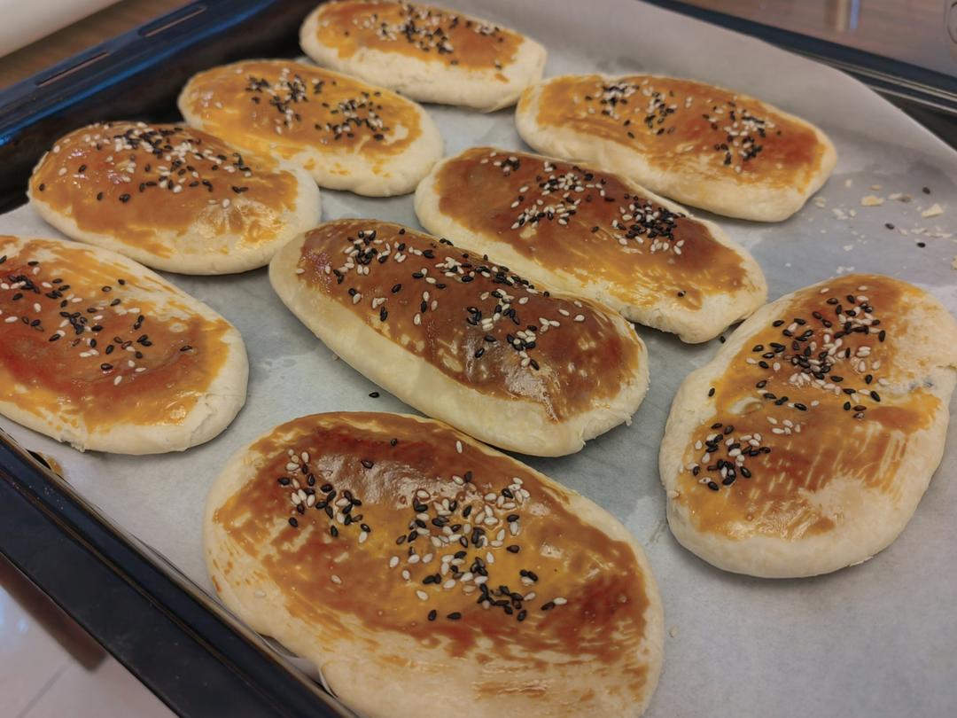 芝麻椒盐牛舌饼（北京小吃）