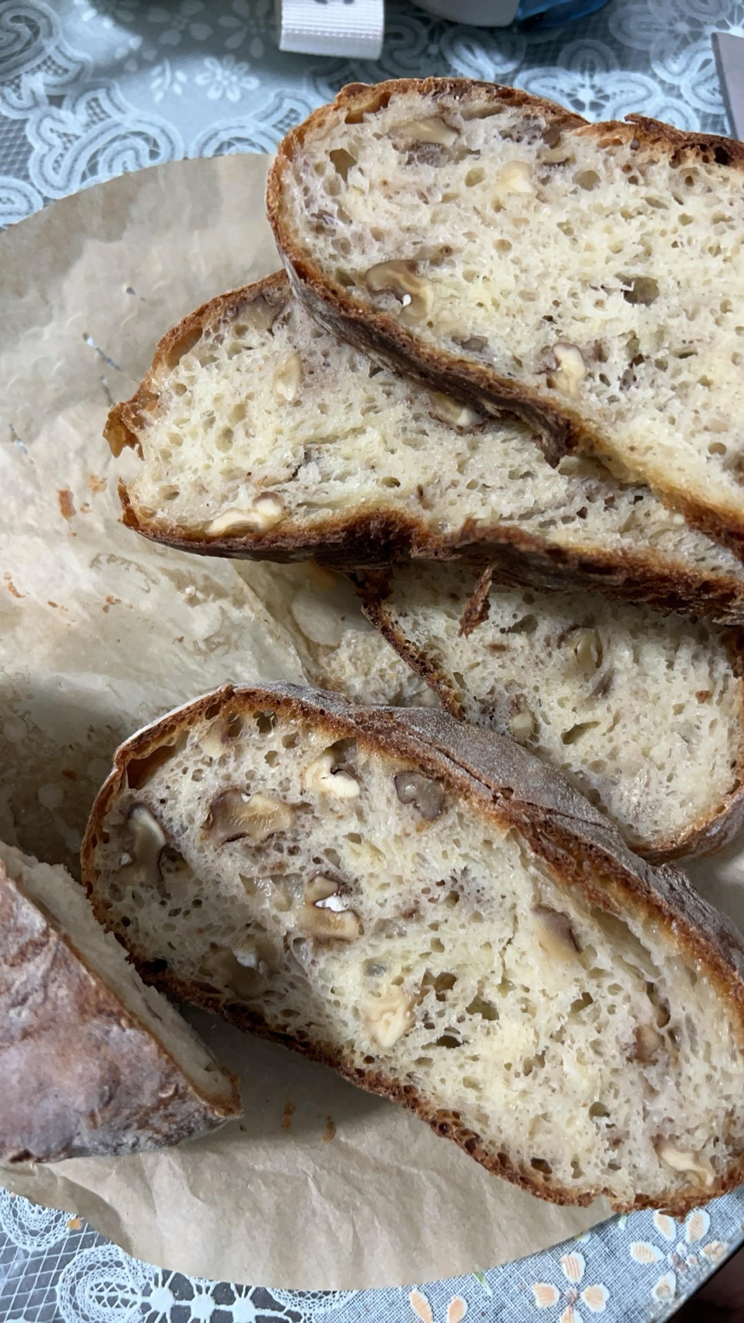 空气炸锅烤无糖无油欧包