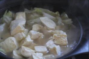 白菜炖豆腐的做法 步骤5
