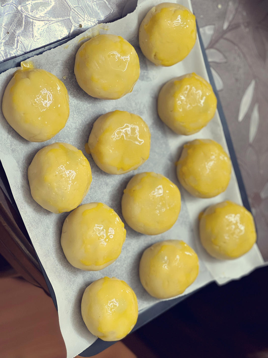 不用模具！简单又美味！！中秋｜ 奶酪月饼