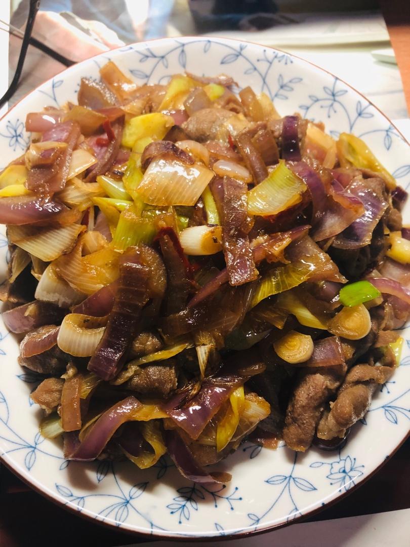 爆炒羊肉卷