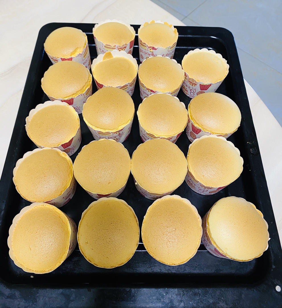 纸杯蛋糕 8寸戚风蛋糕的量