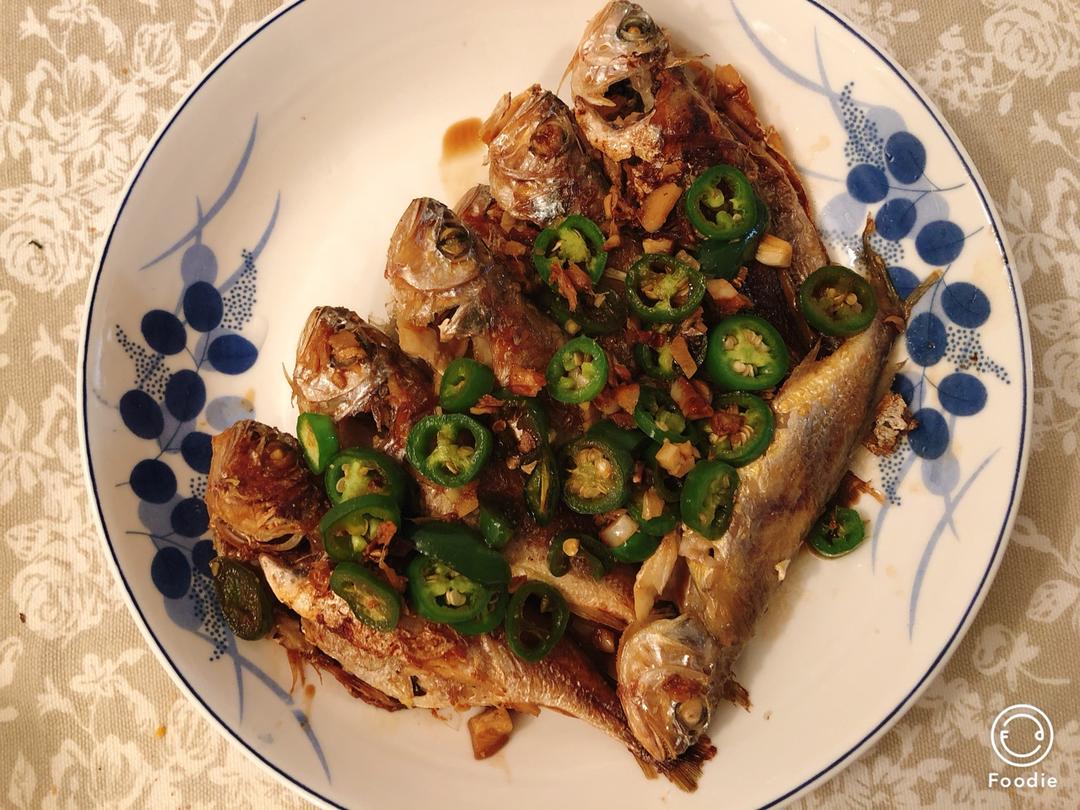 香煎腌黄鱼