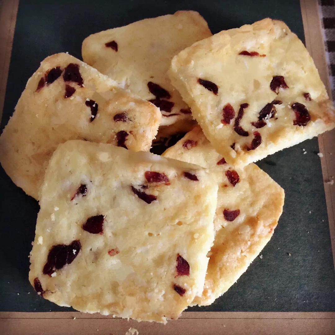 低糖少油版蔓越莓饼干