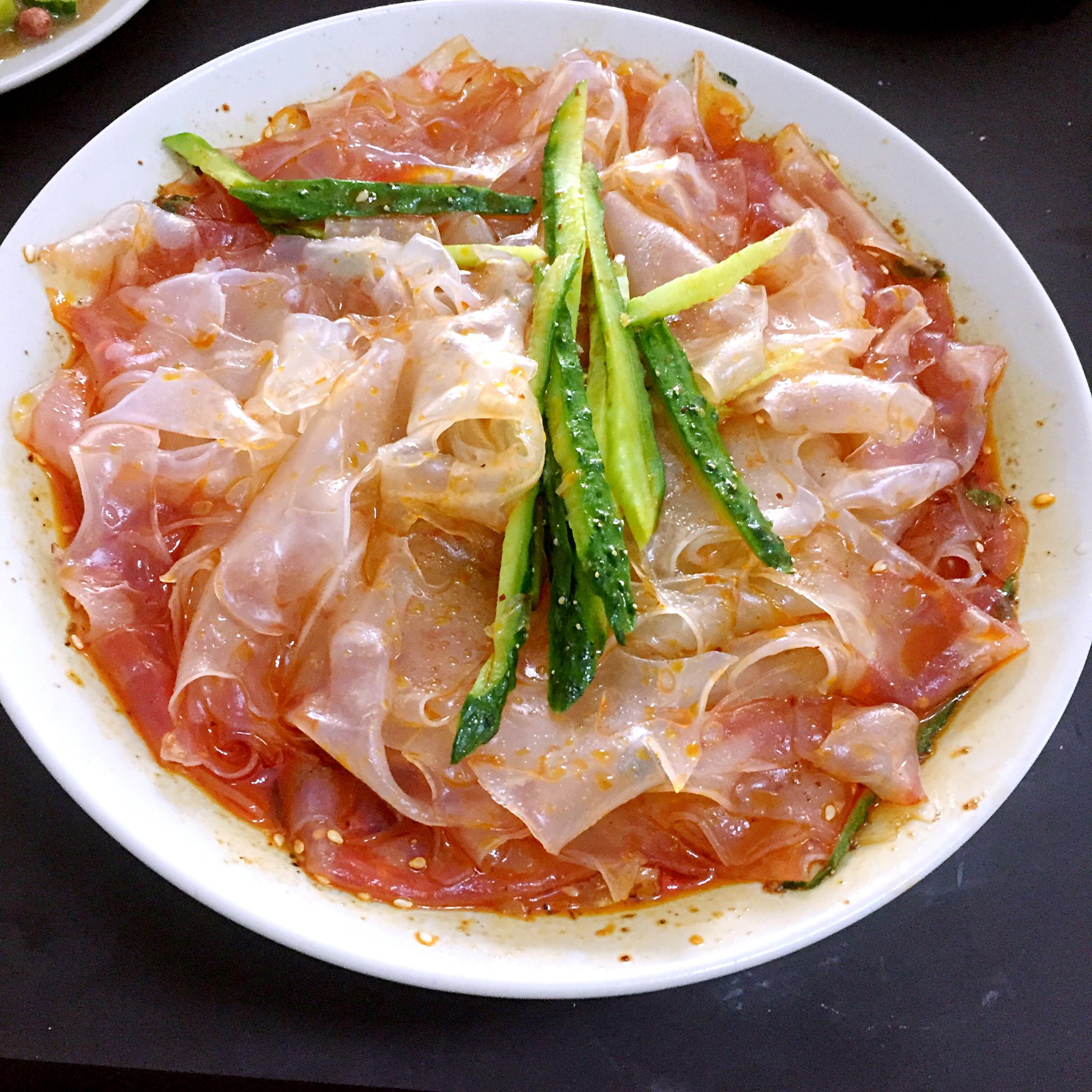 心悦_做的凉拌粉皮