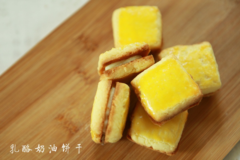 乳酪奶油夹心酥饼