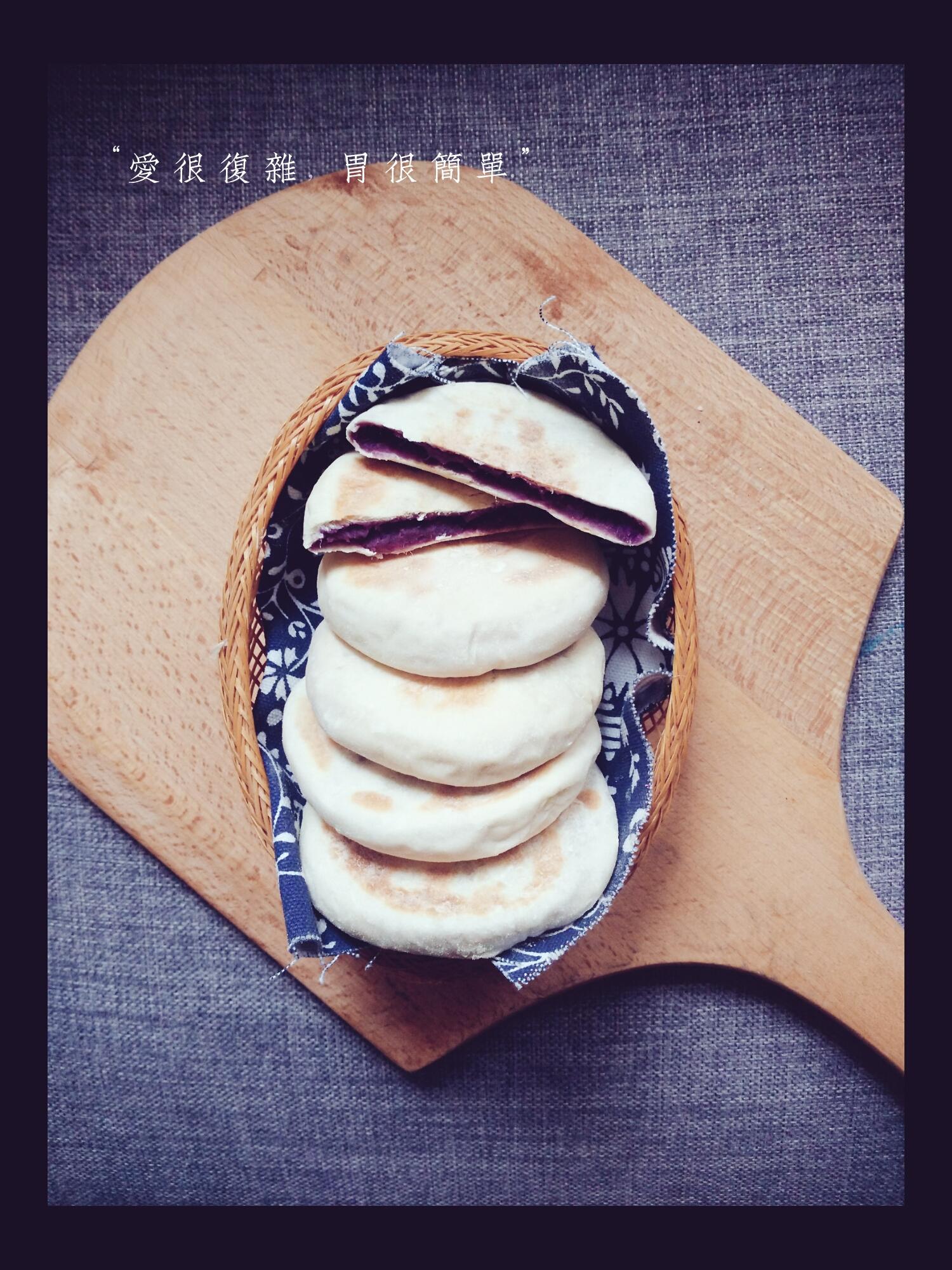 【食】健康减脂紫薯发面小饼 | 营养瘦身大法(2)的做法