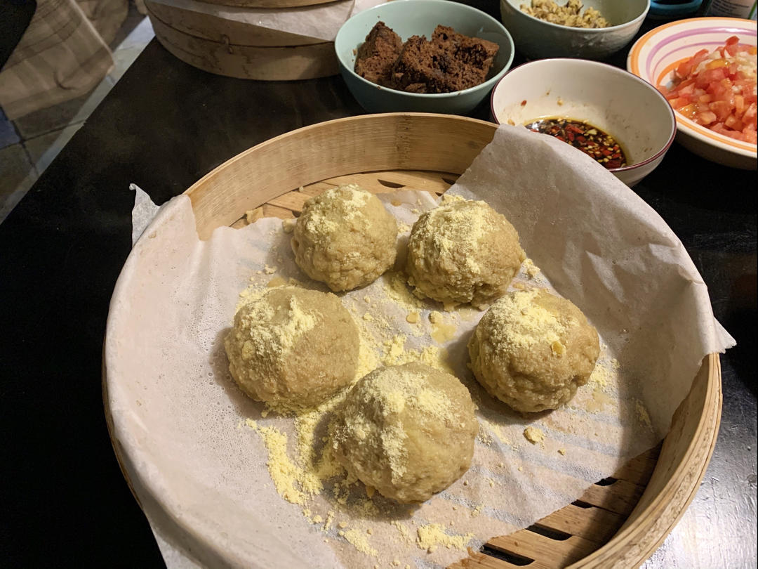 不用和面不用包的菜饽饽