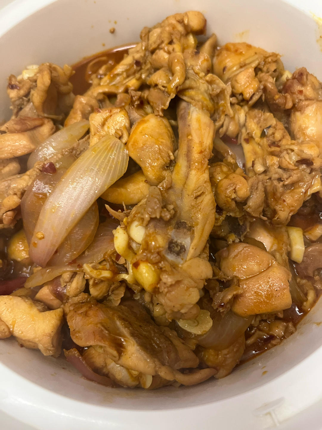 10r吃上饭 香辣爽滑 下饭好吃 洋葱炒鸡腿