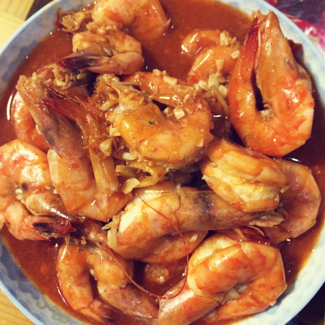 蒜蓉茄汁虾