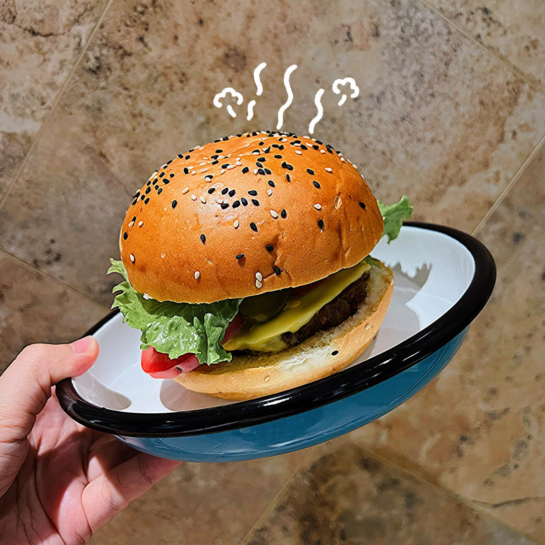 牛肉汉堡 煎出香嫩多汁的牛肉饼