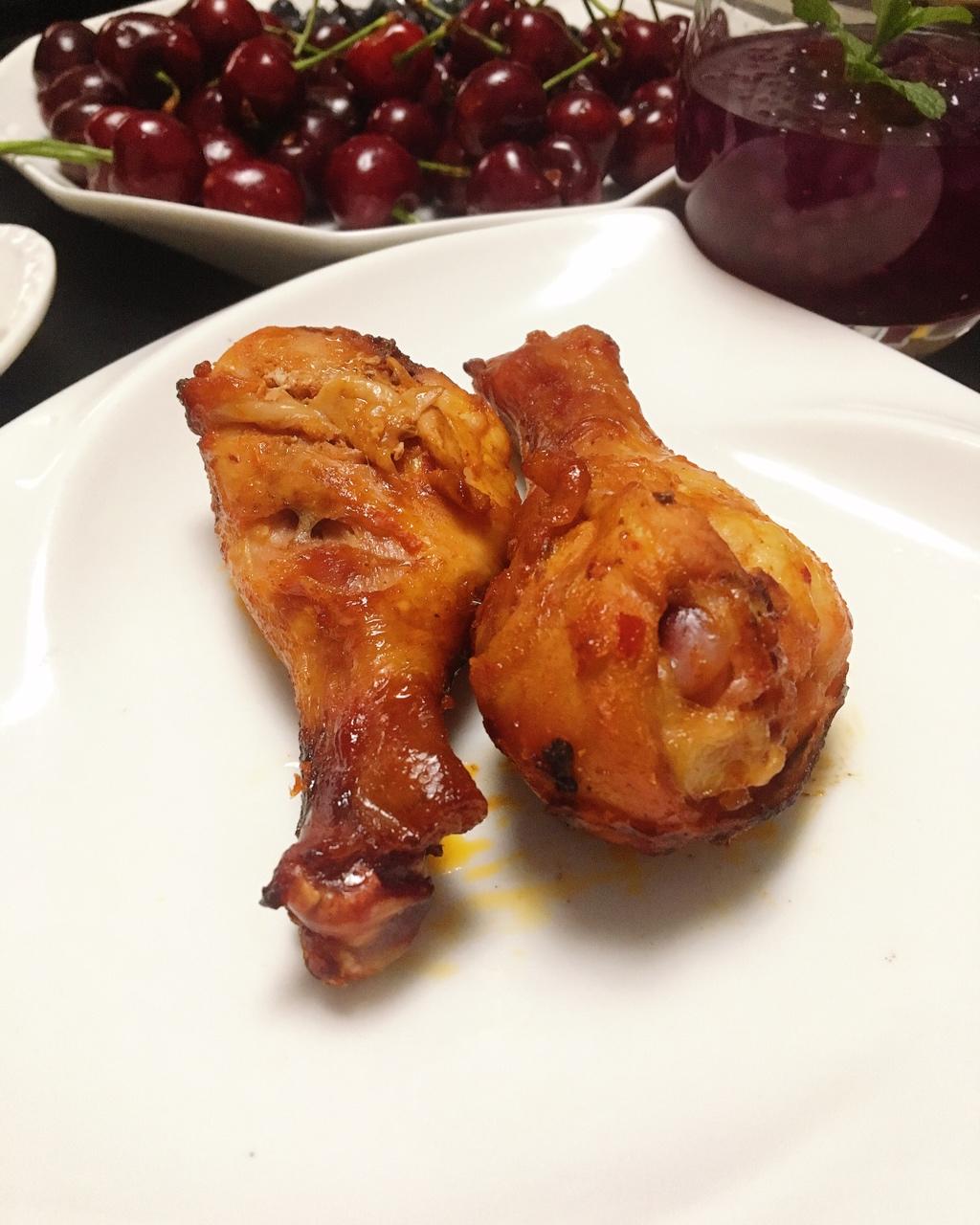 手机用户点妈做的韩式烤鸡腿