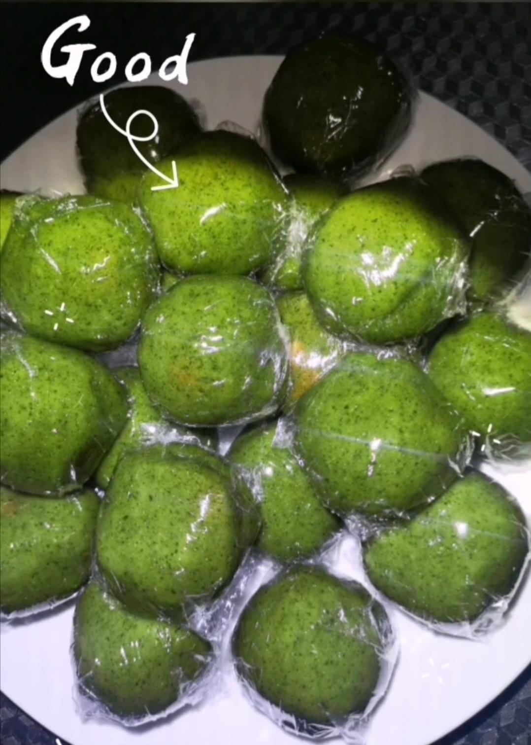 艾草青团的做法