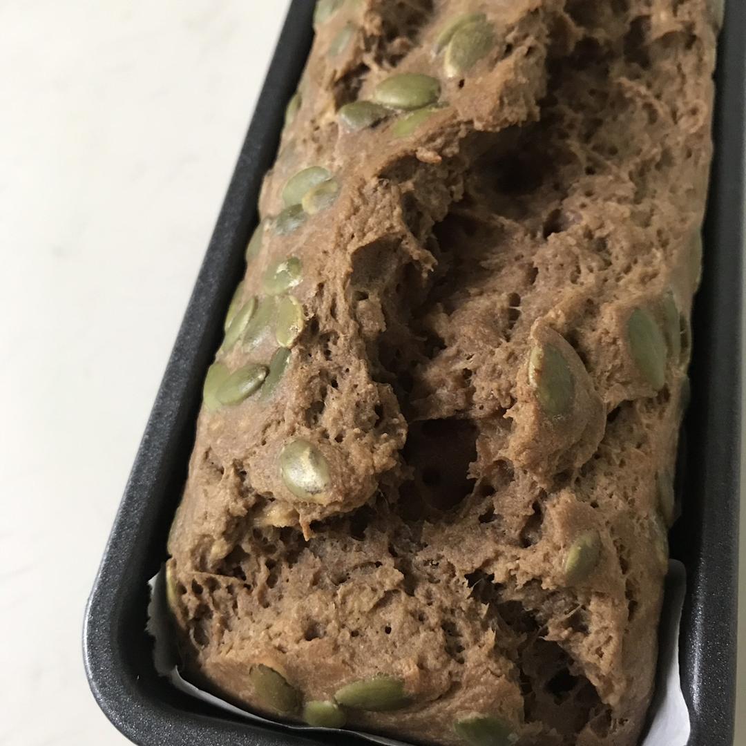 100%全谷物香蕉快手面包丨健康·烘焙