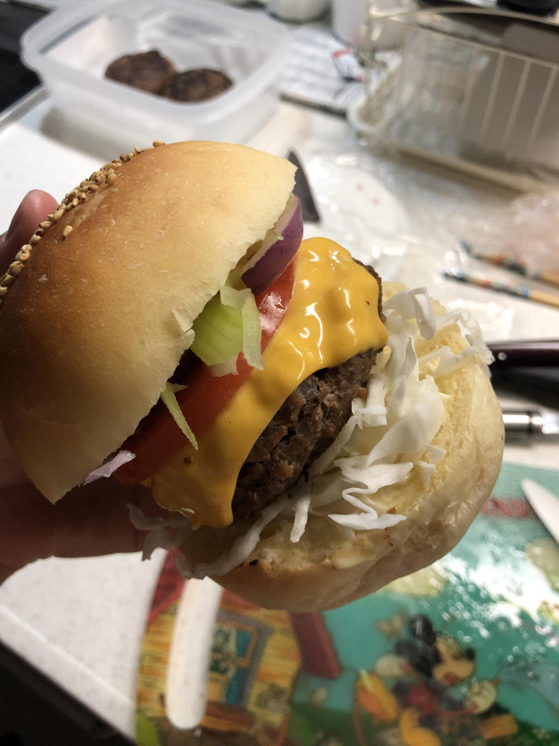 超详细汉堡牛肉饼｜附自制汉堡搭配#Healthymeals#减脂必撸16