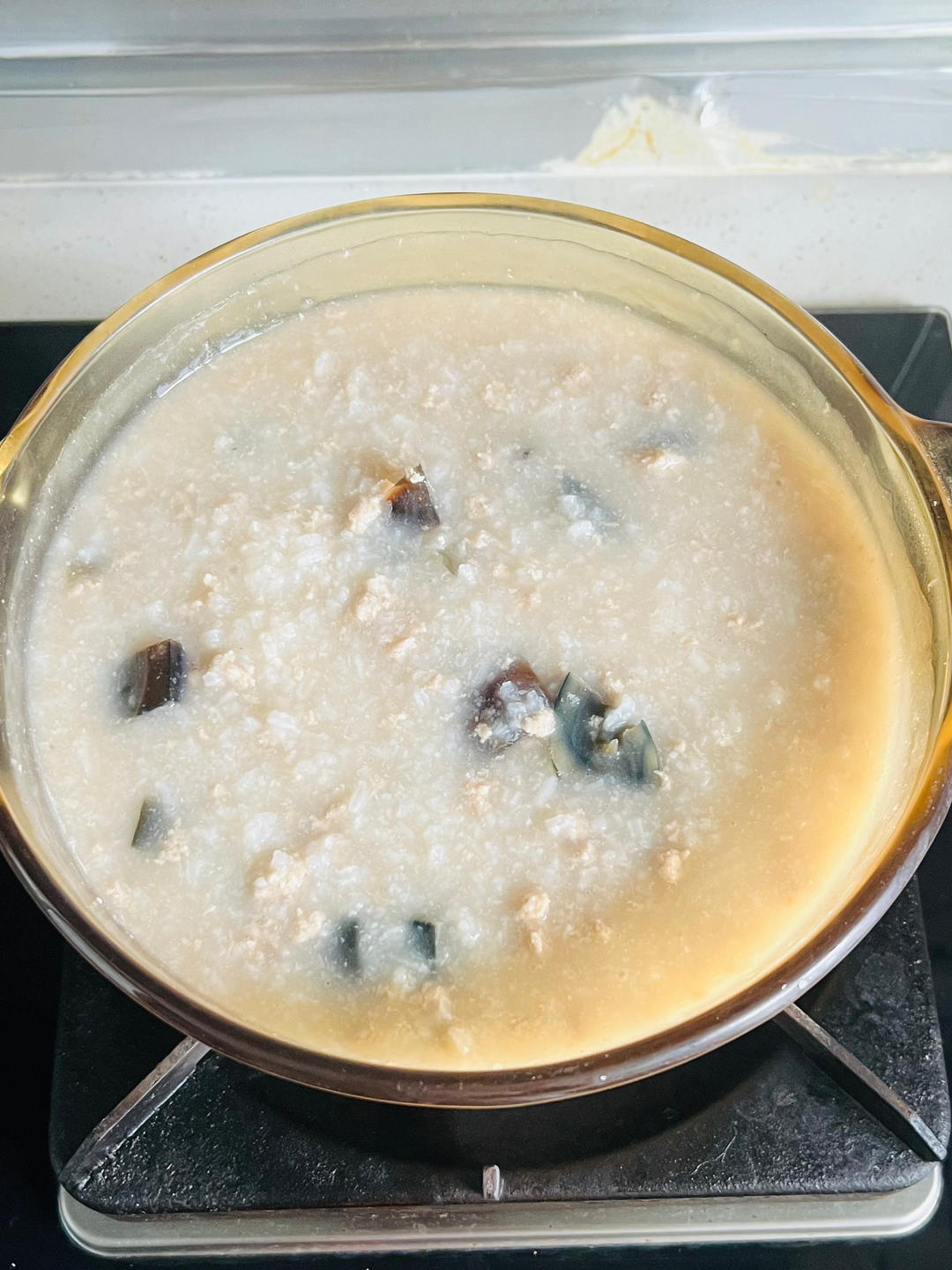 十五分钟快手之香滑皮蛋瘦肉粥(附五分钟电饭煲电压力锅更快捷方法)