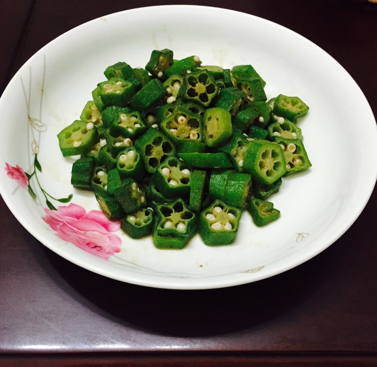清炒秋葵