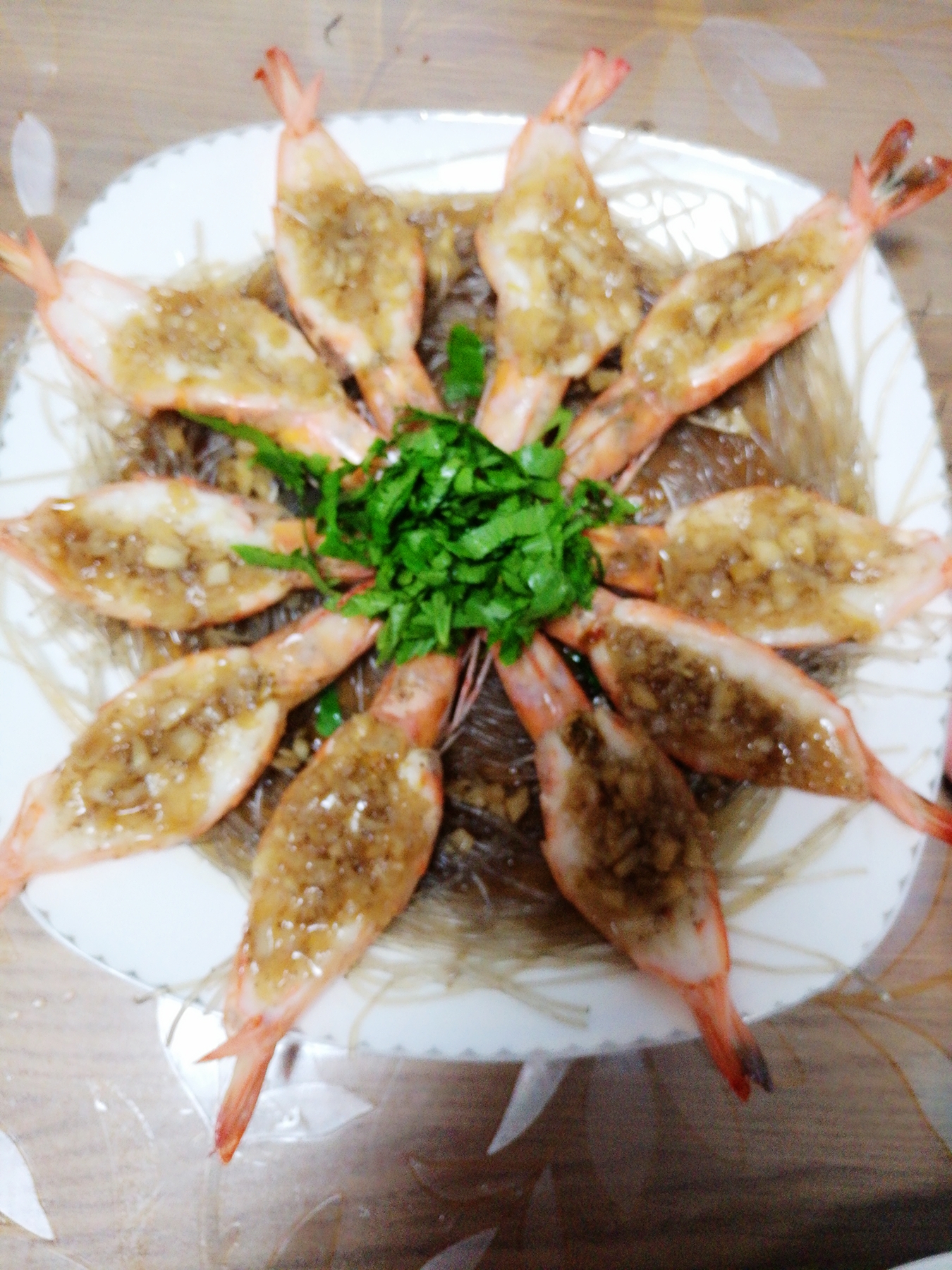 蒜蓉虾的做法